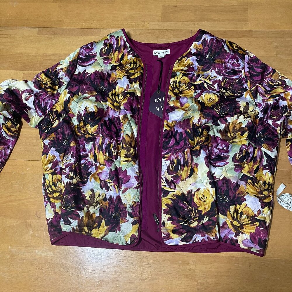 Magenta & Yellow Bomber Jacket
